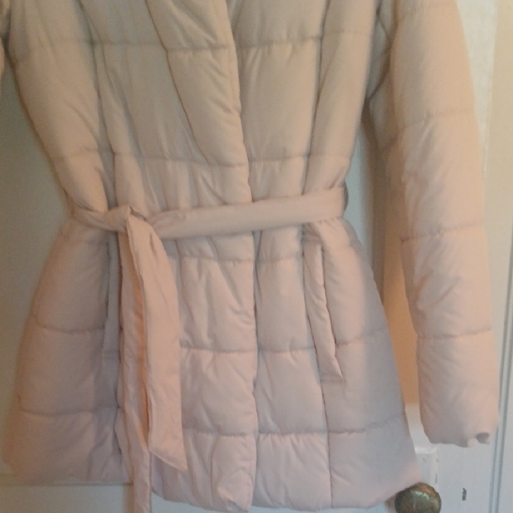 Mossimo Supply Co. Women's Cream Puffer Coat - Picture 3 of 10